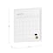 Martha Stewart Everette 18in. x 18in. Magnetic Calendar Dry Erase Board w/Wht Frame, w/Dry Erase Mrkr and 2 Mgnts BR-PM-MWP-4545-WT-MS - alternate 2